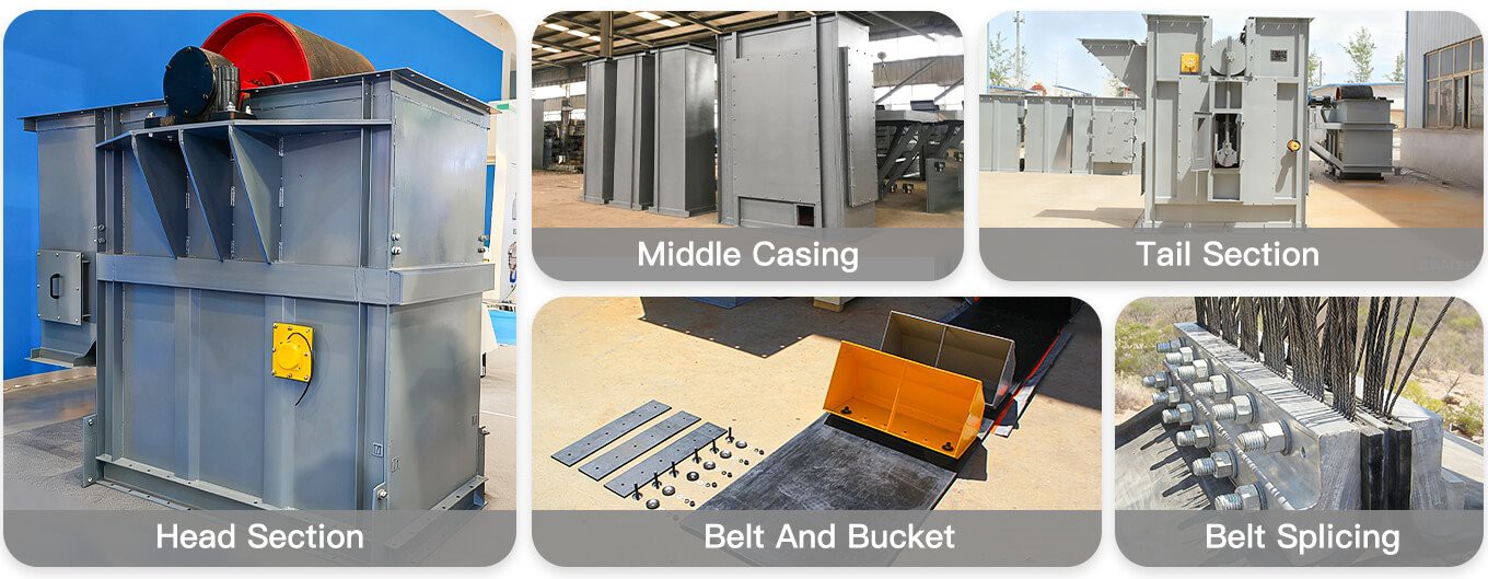 Belt Type Bucket Elevator Details Belt Type Bucket Elevator Details