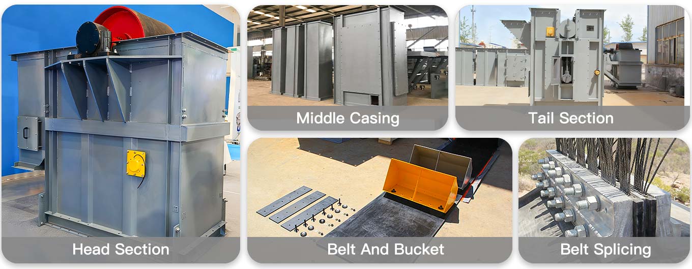 Quartz Sand Belt Type Bucket Elevator Details Quartz Sand Belt Type Bucket Elevator Details