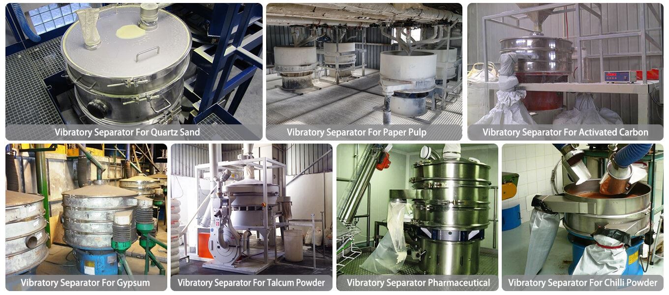 vibratory separator on site3