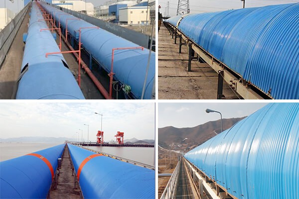 belt conveyor covers for mining