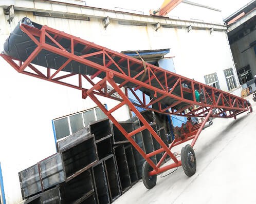 Мобільний стрічковий конвеєр