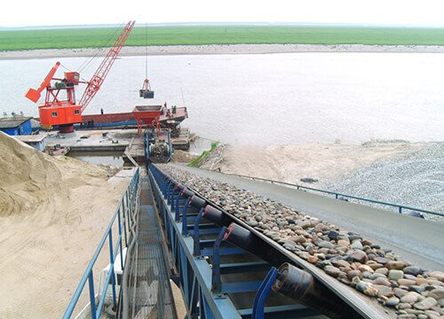 Стрічковий конвеєр агрегатів