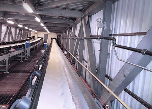 Стрічкові конвеєри для сипучих матеріалів