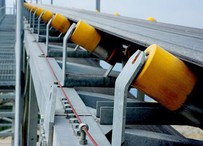 Конвеєрні желобкові ролики