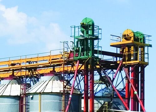 Зерновий ковшовий елеватор