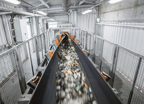 Трубчастий стрічковий конвеєр