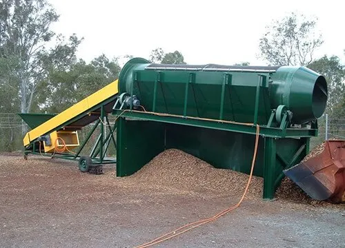 Тромелевий екран для деревної стружки