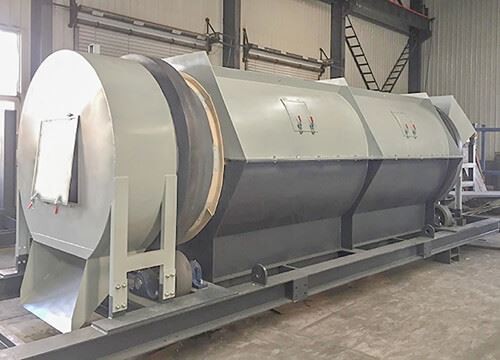 Обертова грохота для компосту, піску, деревної стружки, відходів