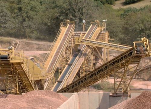 Aggregate Belt Conveyor In Quarry