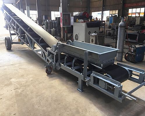 Portable Inclined Belt Conveyor factory